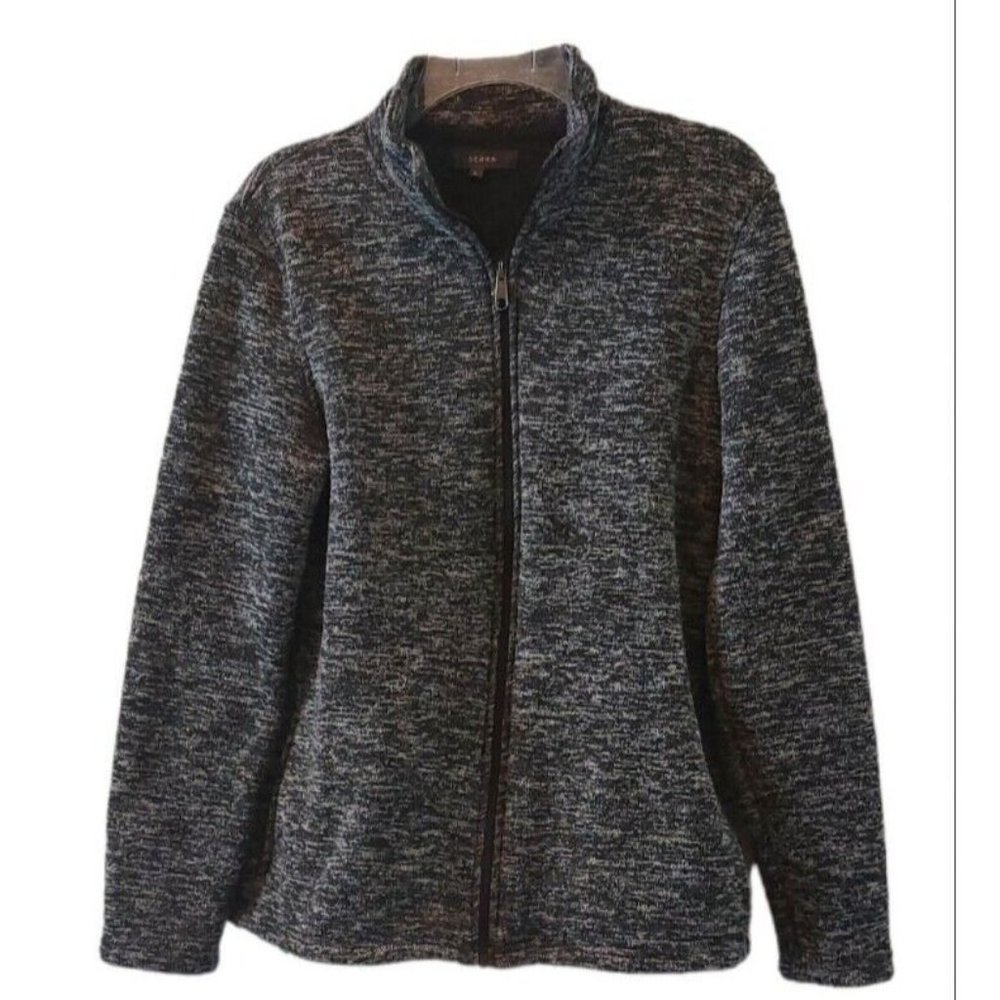 Serra Womens Foxboro Lightweight Outdoor Warm Full Zip Sweater Jacket Size Lrg‎